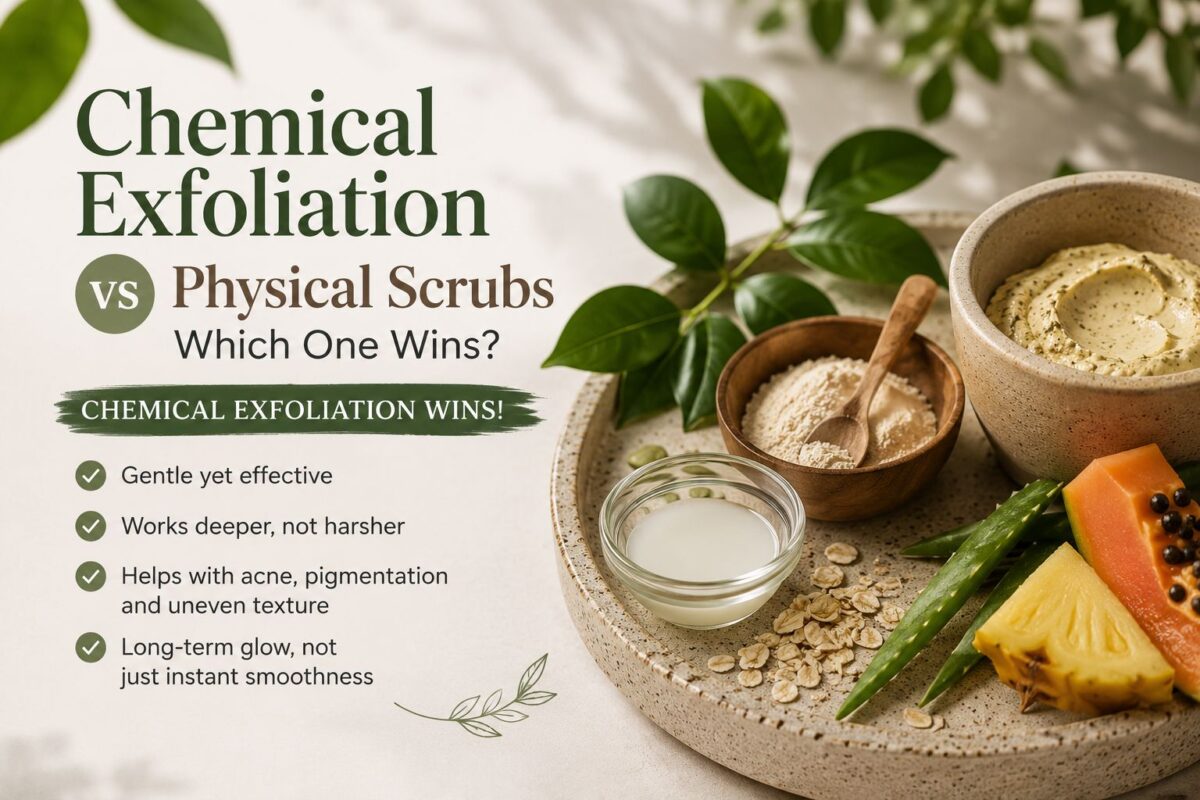 Chemical Exfoliation vs Physical Scrubs