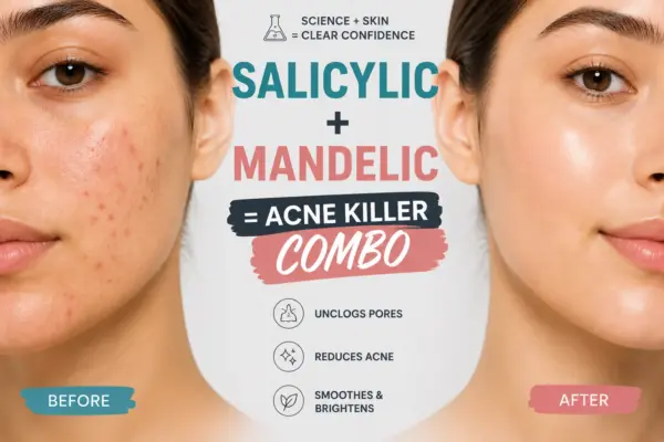 Salicylic Acid and Mandelic Acid for Acne skincare benefits
